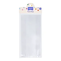 20ct Clear Cello Favor Bag - Spritz™: Polypropylene Treat & Goodie Bags For All Occasions, Birthdays, 10" X 5"