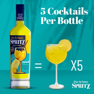 Fizz & Fancy Spritz Limoncello Ready To Serve Cocktail - 750ml Bottle 2 Fizz & Fancy Spritz Limoncello Ready To Serve Cocktail - 750ml Bottle - Image 2