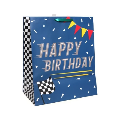 Jumbo Kids' Birthday Bag - Spritz™: Multicolor Large Typography Gift Bag, 19.25" H X 16" W X 10" D 2 Jumbo Kids' Birthday Bag - Spritz™: Multicolor Large Typography Gift Bag, 19.25" H X 16" W X 10" D - Image 2