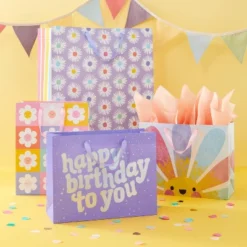 "Happy Birthday To You" Girls Large Gift Bag - Spritz™