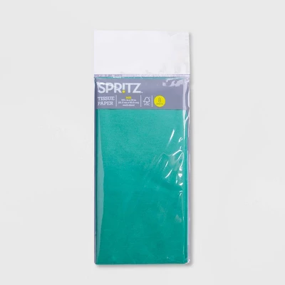 8ct Pegged Tissue Green - Spritz™: Solid Gift Packaging Accessories For All Occasions, Easter 1 8ct Pegged Tissue Green - Spritz™: Solid Gift Packaging Accessories For All Occasions, Easter