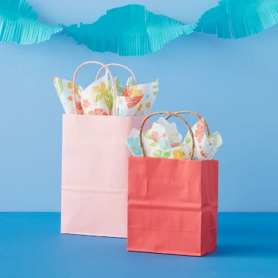 8ct Pegged Tissue Printed Floral - Spritz™ 1 8ct Pegged Tissue Printed Floral - Spritz™