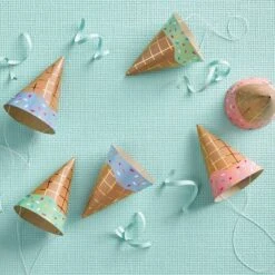 10ct 5" Ice Cream Party Hats - Spritz™