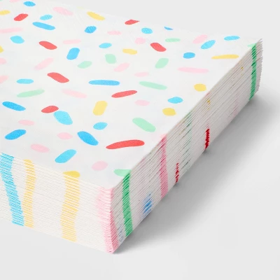30ct Sprinkle Lunch Napkins - Spritz™ 2 30ct Sprinkle Lunch Napkins - Spritz™ - Image 2
