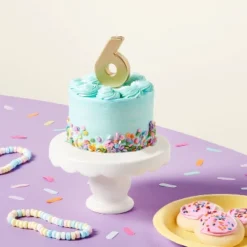 Number 6 Gold Candle - Spritz™