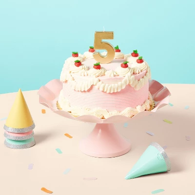 Number 5 Gold Candle - Spritz™ 1 Number 5 Gold Candle - Spritz™