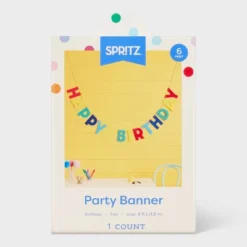Felt Happy Birthday Banner - Spritz™ 5 Felt Happy Birthday Banner - Spritz™ -Party City GUEST 59af6709 28a9 4087 b55d 22f78e0e8e43