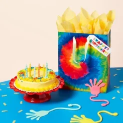 10ct Neon Rainbow Swirl Candle - Spritz™