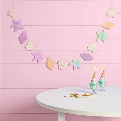 Mermaid Seashell Banner - Spritz™ 1 Mermaid Seashell Banner - Spritz™