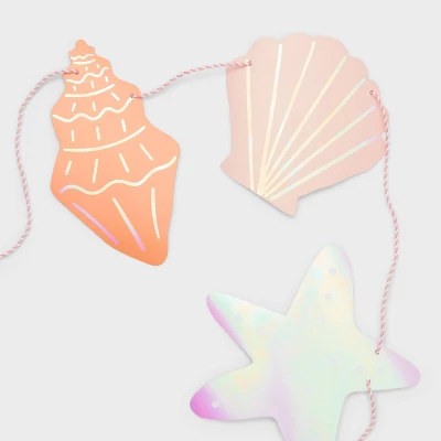 Mermaid Seashell Banner - Spritz™ 2 Mermaid Seashell Banner - Spritz™ - Image 2