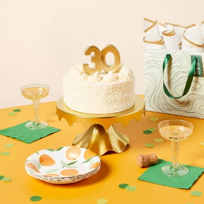 Number 3 Gold Candle - Spritz™ 1 Number 3 Gold Candle - Spritz™