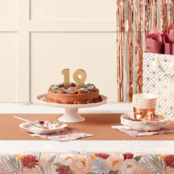 Number 9 Gold Candle - Spritz™