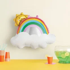 Rainbow Shaped Foil Balloon - Spritz™