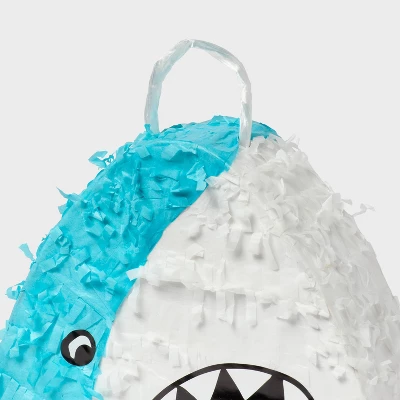 Mini Shark Piñata Blue - Spritz™ 2 Mini Shark Piñata Blue - Spritz™ - Image 2