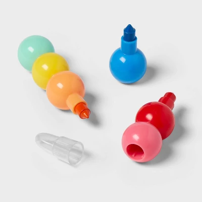 12ct Stackable Crayon - Spritz™: Multi-Colored Party Favors, Ages 4+, Choking Hazard Warning 2 12ct Stackable Crayon - Spritz™: Multi-Colored Party Favors, Ages 4+, Choking Hazard Warning - Image 2