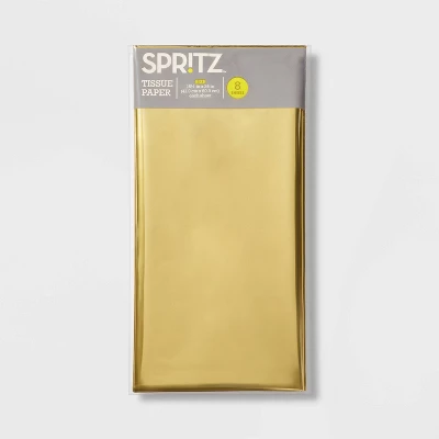 8ct Tissue Paper Gold Foil - Spritz™ 2 8ct Tissue Paper Gold Foil - Spritz™ - Image 2