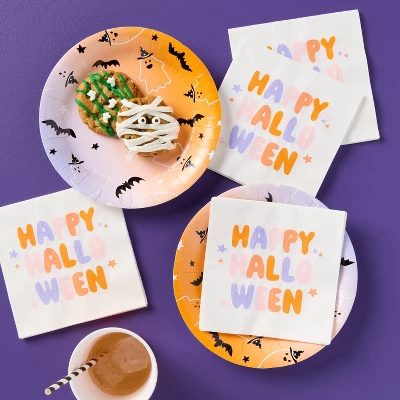 20ct Cute Happy Halloween Lunch Napkin - Spritz™ 1 20ct Cute Happy Halloween Lunch Napkin - Spritz™