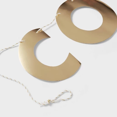 "Congrats" Party Banner Gold - Spritz™ 2 "Congrats" Party Banner Gold - Spritz™ - Image 2