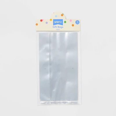 15ct Clear Cello Gift Bags - Spritz™ 2 15ct Clear Cello Gift Bags - Spritz™ - Image 2