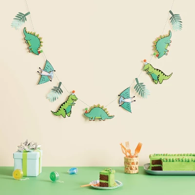 Fossil Friends Dinosaur Party Decorative Banner Green - Spritz™ 1 Fossil Friends Dinosaur Party Decorative Banner Green - Spritz™