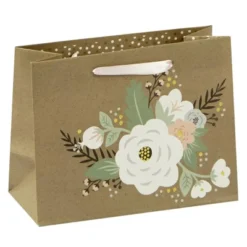 XSmall Floral Cub Gift Bag - Spritz™: Multicolor Botanical Wedding Bridal Party Accessory