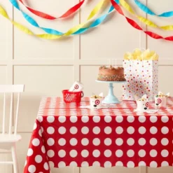 Target Red And White Dot Table Cover - Spritz™