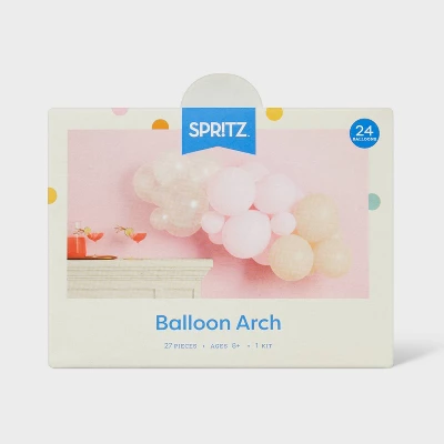 Pink Pastel Balloon Arch Garland - Spritz™ 2 Pink Pastel Balloon Arch Garland - Spritz™ - Image 2