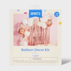 48ct Balloon Arch Garland Décor Kit With Backdrop Rose Gold - Spritz™ -Party City GUEST f294d89f 207c 4b3b b8d9 3f57c6b918fd